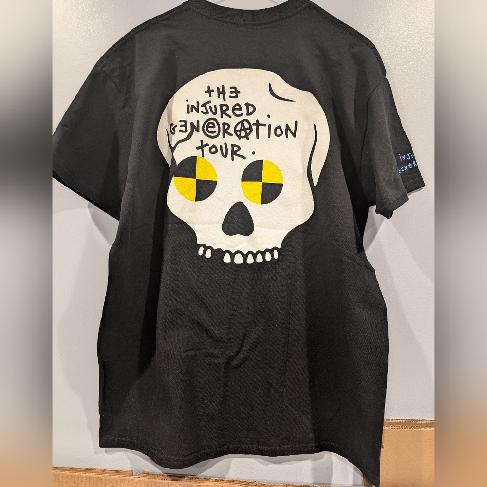 Injured Generation Black Graphic Tee